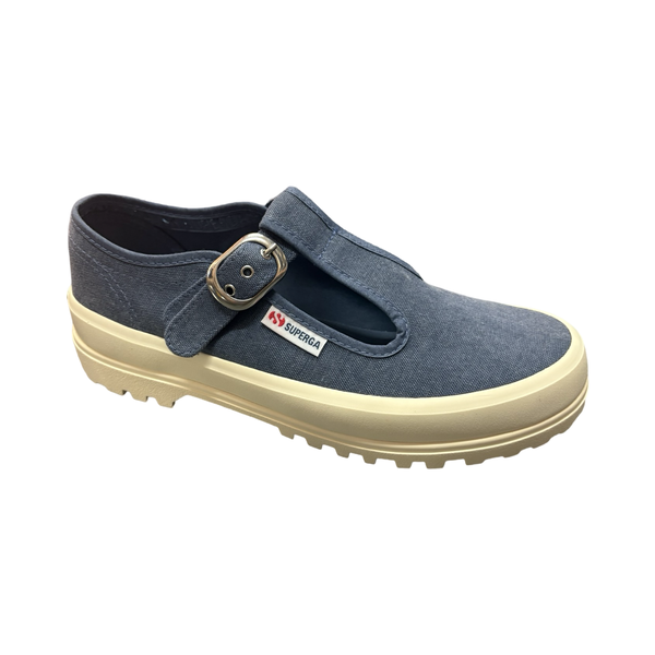 Superga Women's T-Strap Canvas Mary Jane Sneaker