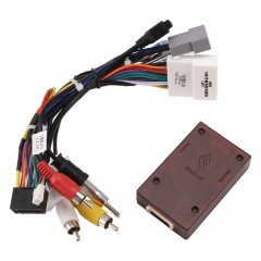 16Pin Car Audio Wiring Harness with Canbus Box Compatible with Nissan