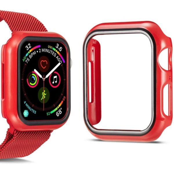 Protective Case with Tempered Glass for Apple iWatch 40mm - Matt Clear