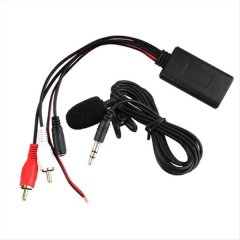 Universal Car Bluetooth 2Rca Aux Wireless Adapter Audio Phone