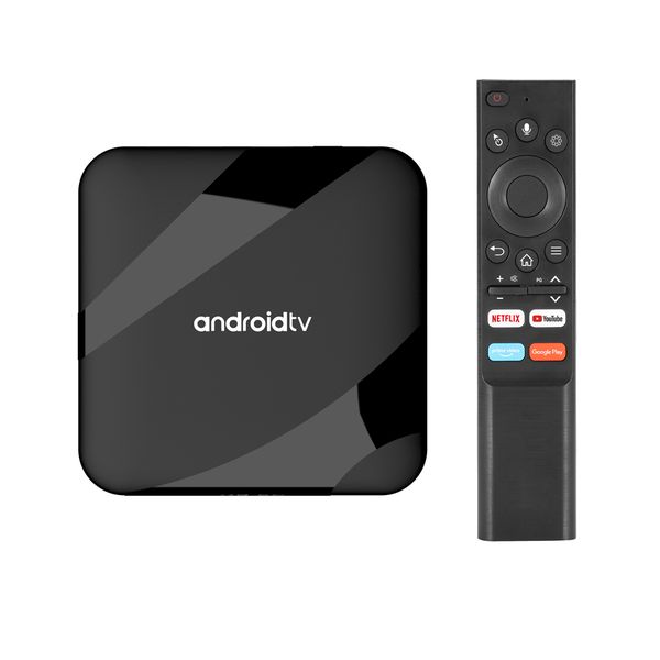 ATV W2 TV Box: Dual 5G WiFi, Android 14, 4GB+32GB Storage