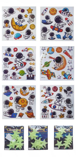 91 Piece Kids Glow In The Dark Sticker &amp; Star Set