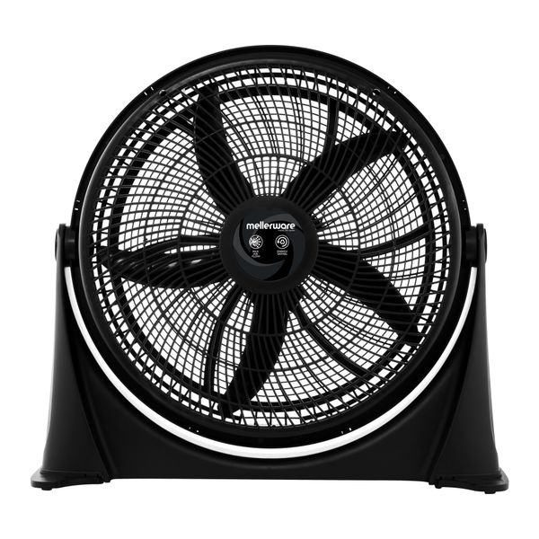 Fan Floor 5 Blade Plastic Black 50cm 120W "Air Black" LOCALLY PRODUCED