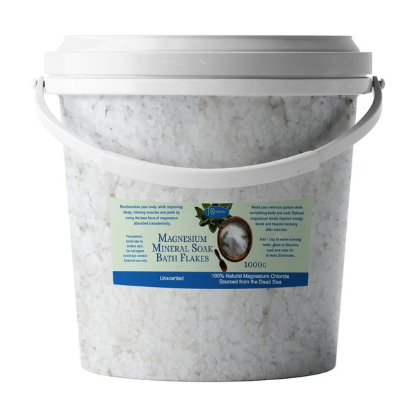 Magnesium Mineral Soak Bath Flakes By JC Botanicals