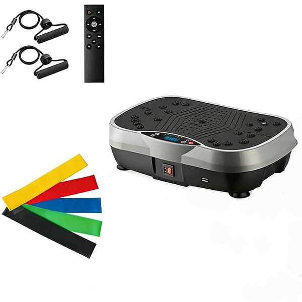 Vibration Plate Exercise Machine, 6 Workout Modes &amp; 120-Level Vibration