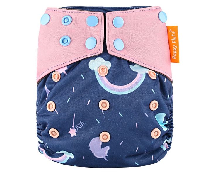 JanaS Happy Flute Cloth Baby Diaper - Dreams