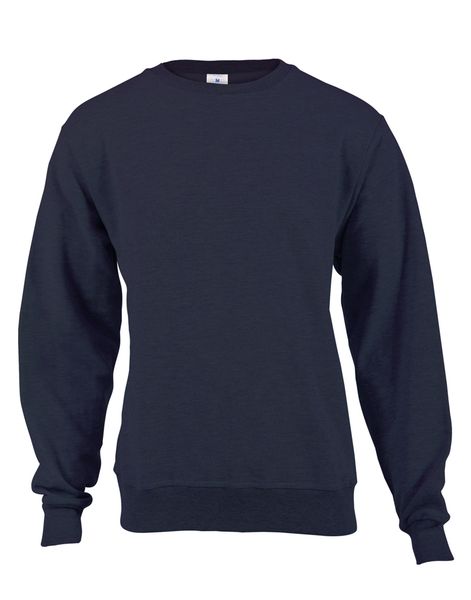 Plain Crew Neck Sweater Navy