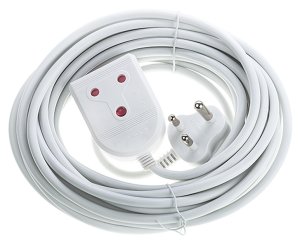 Electricmate 16A 10m Extension Lead - White