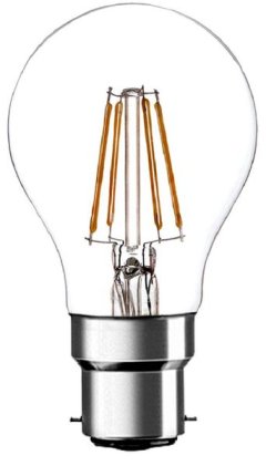 Pro Elec (PEL00227) LED Light Bulb, Filament GLS, BA22d / BC, Warm White