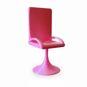 Barbie Doll Chair - 3D Printed - 17 cm Height - Two-Piece Assembly