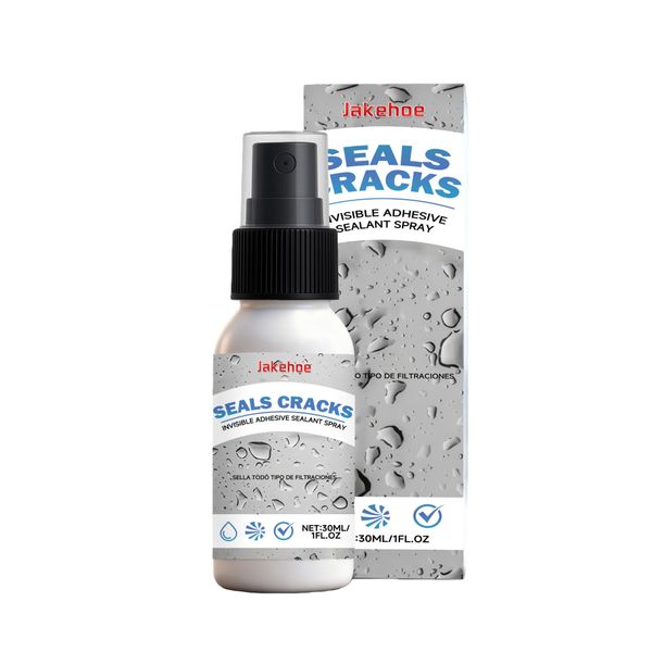 Jakehoe Seals Cracks Invisible Adhesive Sealant Spray 30ml