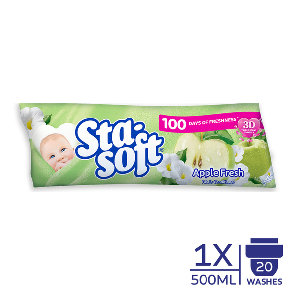 Sta-soft Apple Fresh 500ml Refill Fabric Softener