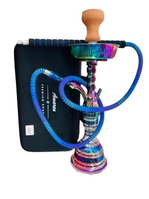 Amaren Mini Egyptian Portable Hookah with Bag