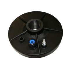 HDPE - Base Plate - 32mm - Black - Bulk Pack of 2
