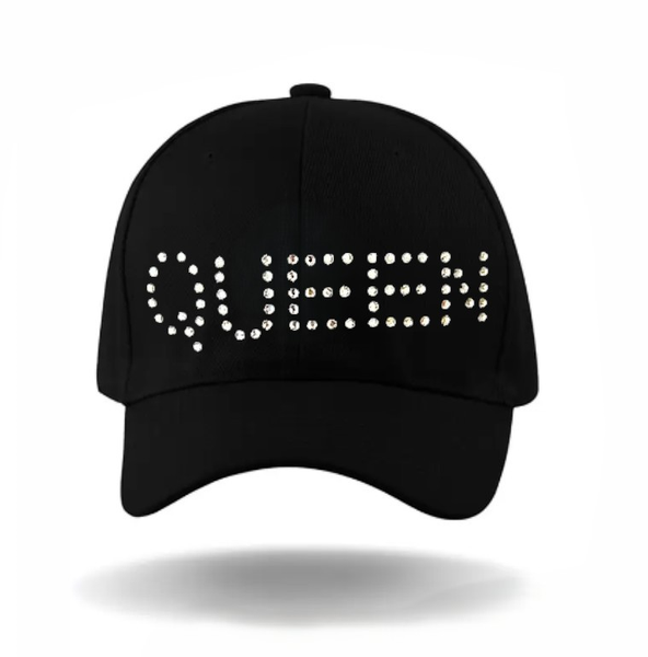 Women Rhinestones Cotton Baseball Cap
