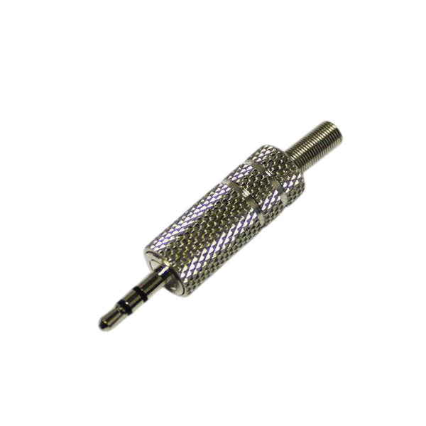 MP103AM-M - Stereo Inline 2.5mm Audio Plug (Metal with Sleeve)