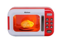 Liduo Toy Battery Operated Toy Microwave Oven with Light &amp; Sound 20cm Long