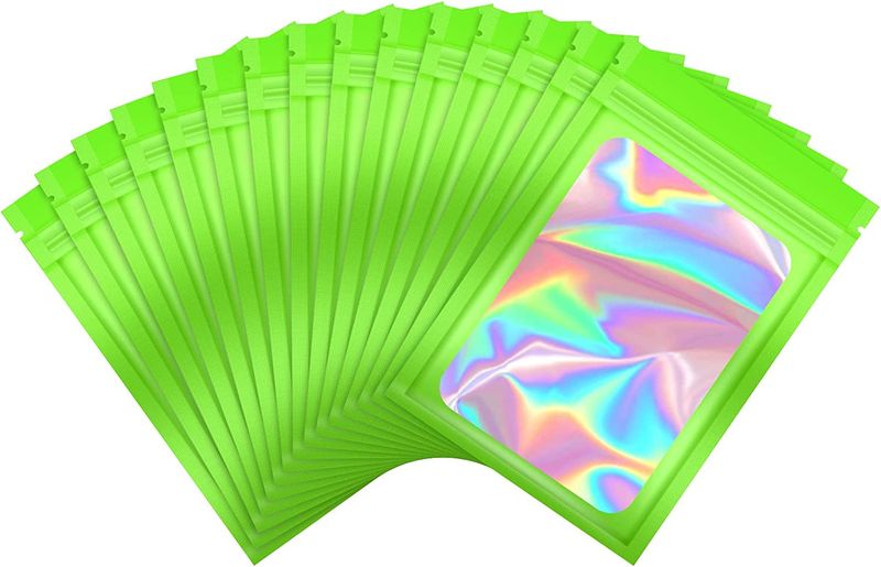 Resealable Holographic Gift Packaging Bags Florist Small Business - 100 qty
