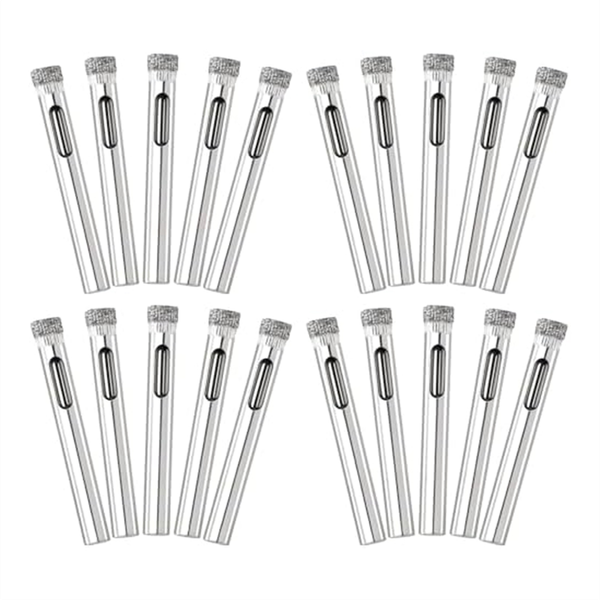 20 Pack Diamond Drill Bit Set 6Mm Small Diamond Hole Saw Kit