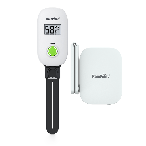 RainPoint Wireless Smart Wi-Fi Digital Soil Moisture Meter + Wi-Fi Hub