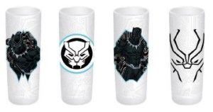 Black Panther Set of 4 - Shot Glasses (Parallel Import)