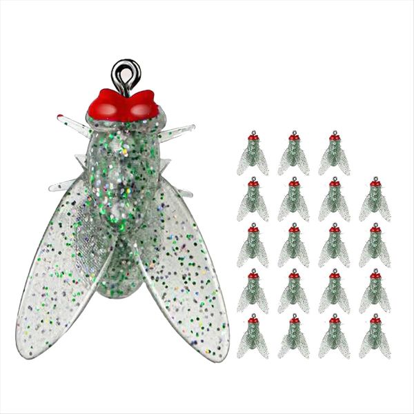 Green Bionic Fly Fishing Bait Lure Bionic Fly Fishing Bait with Insect Lure