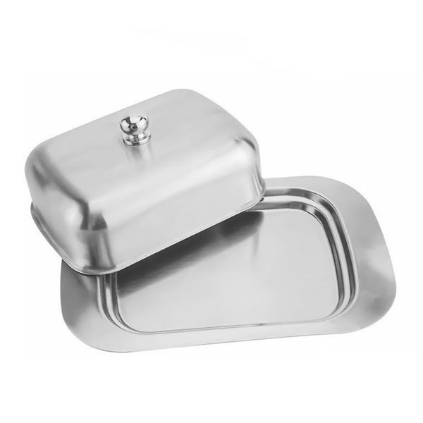 Butter Dish Large Stainless Steel Covered Butter Dish with Lid