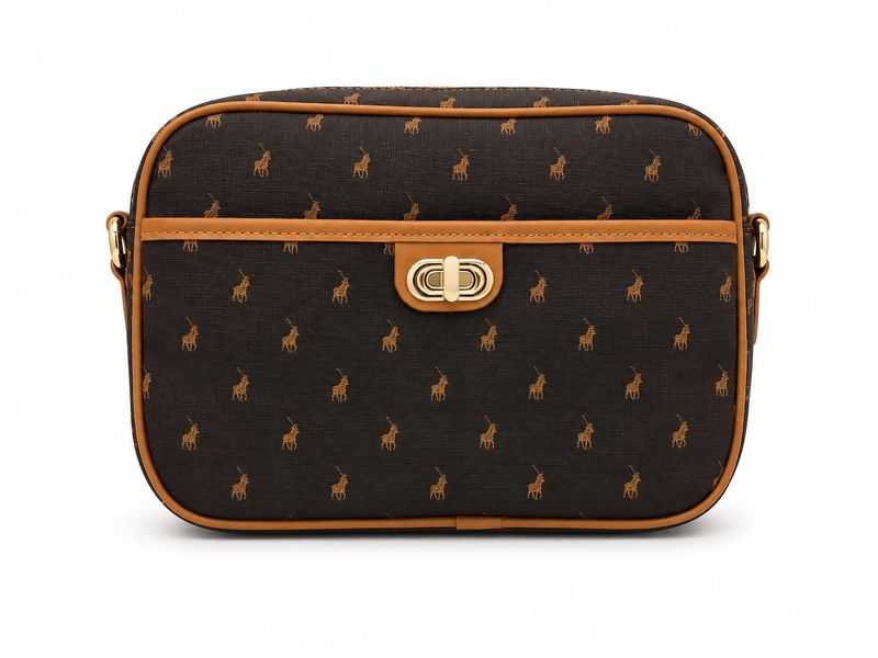 Polo New Iconic Camera Bag-Brown-POS 432232