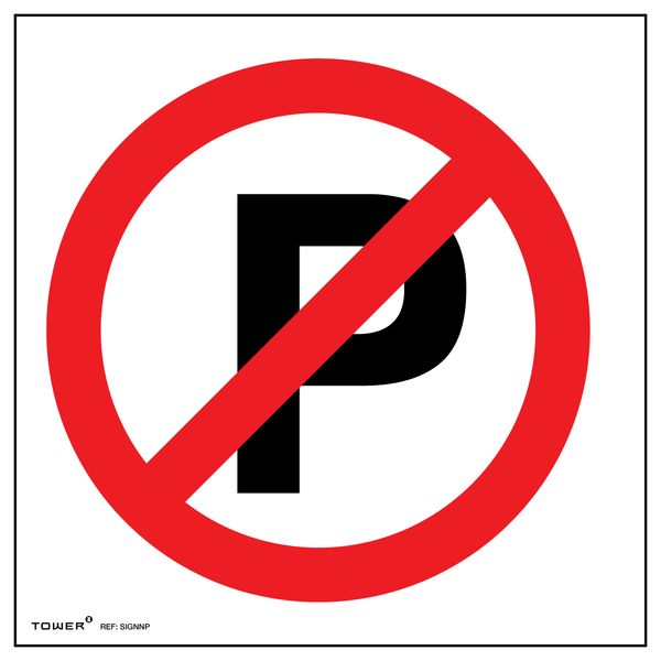 Tower ABS Sign - No Parking (Small)
