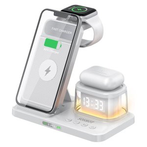 15W 5-in-1 Magnetic Wireless Charger Compatible With iPhone, AirPods &amp; Apple Watch
