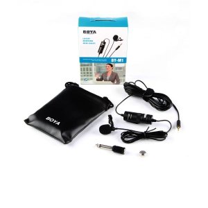 Boya BY-M1 Omni-directional Lavalier Microphone - Black