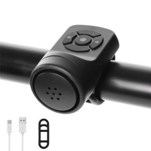 Rechargeable Electric horn for Bicycle,140DB,Vibration Alarm,Waterproof