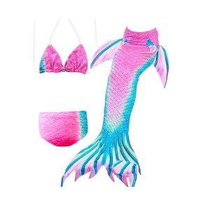 Mermaid Costume Blue/Pink 6-8