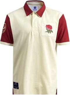 Ellis Rugby - Men's England Rugby Polo 1923 - Ecru