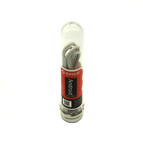 Orico Micro USB 1m ChargeSync Tube Cable - Silver