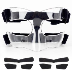 Adjustable Protective Face Mask with Foam Padding for Basketball, Soccer