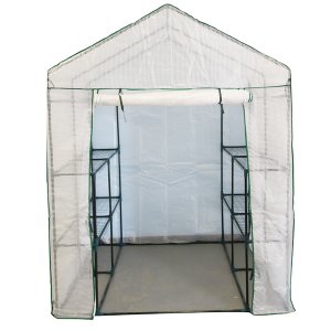 Tiered Walk-in Greenhouse 8 Shelves