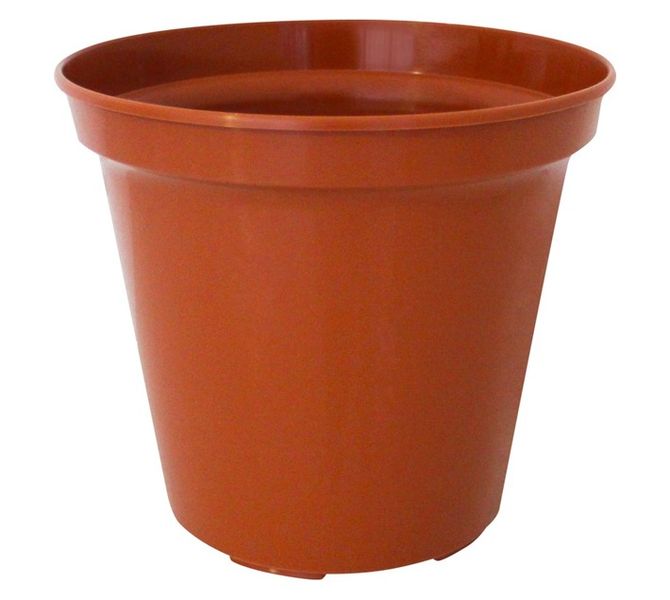 Home Decor Terracotta Plastic Flower Pot 320 mm - Set of 2