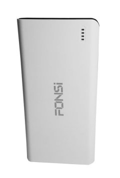 PowerBank 20 000 mAh Striped - White &amp; Black