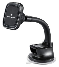 Volkano Magnetic Car Phone Holder - Flexible &amp; Secure-Suction Mount