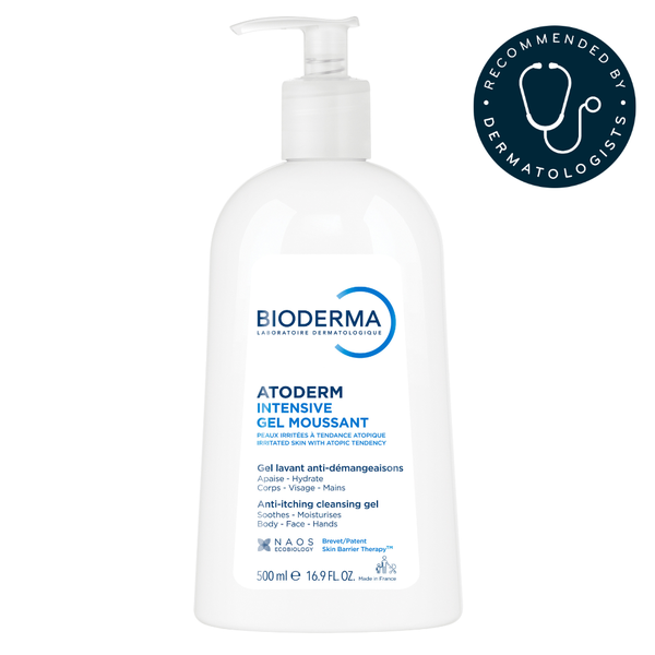 BIODERMA Atoderm Intensive Foaming Gel Cleanser for Very Dry Itchy Skin 500ml