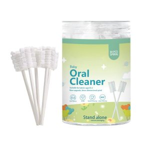 30Piece Disposable Baby Tongue Cleaners Baby Toothbrushes - Canning