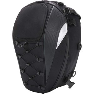 Motorcycle Tail Bag Expandable Waterproof Helmet Bag for Motorbike Travel