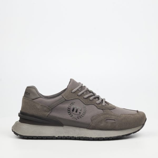 Mazerata Franco 1 Grey Men Faux Suede / Nylon Sneakers
