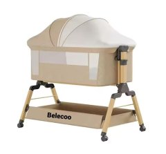 Belecoo Selena Next To Me Cot Bed - Brown