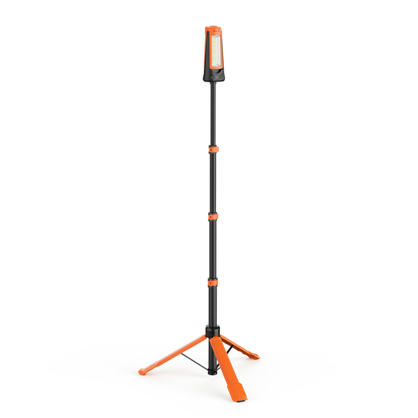 Remote-Controlled Solar Rechargeable Multifunctional Work Light - 4500Lm