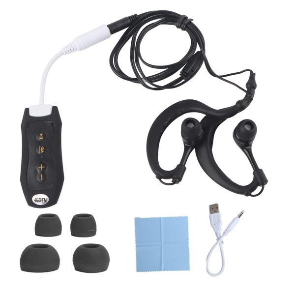IPX8 Waterproof FM Music Player Portable Diving Sports MP3 with Earphone