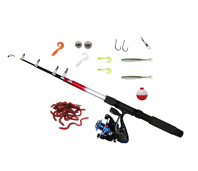 Kids Fishing Rod and Reel Combo with Accessory Kit - Children &amp; Beginners