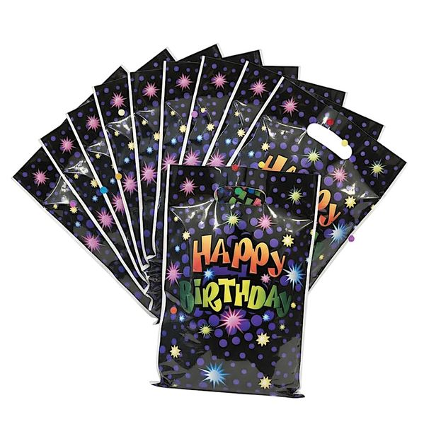 30 Plastic Loot Gift Favor Bags for Parties - Celebrate in Style!