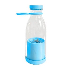 Portable blender Electric juicer Bottle-Blue